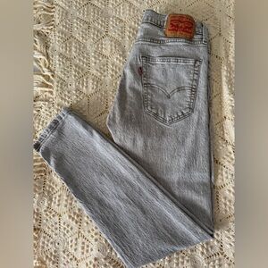 Levi’s 512 Slim Taper Fit, Light Brown Acid Wash Jeans, Mens 30x32